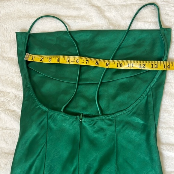 Walk the Line Emerald Green Slip Dress- LIONESS- Size S NWOT - Picture 12 of 15